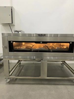 3.5kw فرن المخبوزات على الطراز الأوروبي 3 صواني ذات سطح واحد 40X60 سم صواني