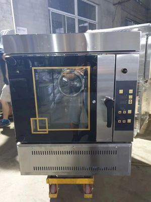 يسور فرن غاز تجاري بخمس صواني 40X60 سم للخبز والمعجنات يستخدم سرعة تسخين سريعة
