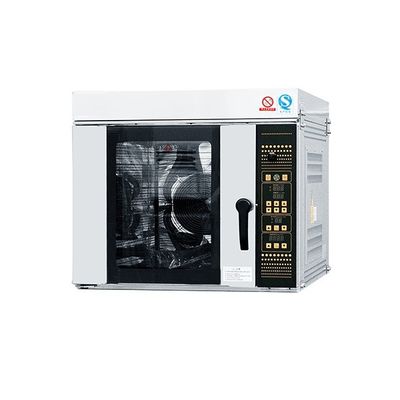 كوكي كرواسان فرن حراري للمخابز بالهواء الساخن ياسور للطاولة خمس صواني 40X60 سم 9.5Kw الفولاذ المقاوم للصدأ القطران