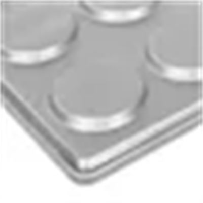 RK Bakeware الصين 3 بوصة المزجج الألمنيوم الصلب همبرغر كعكة صينية الخبز