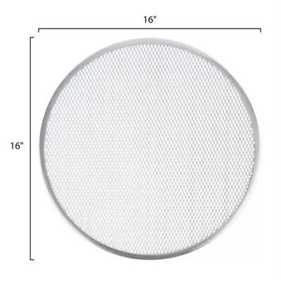 Foodservice NSF 1mm الفولاذ المقاوم للصدأ شواية الشواء عموم الألومنيوم شبكة بيتزا صينية