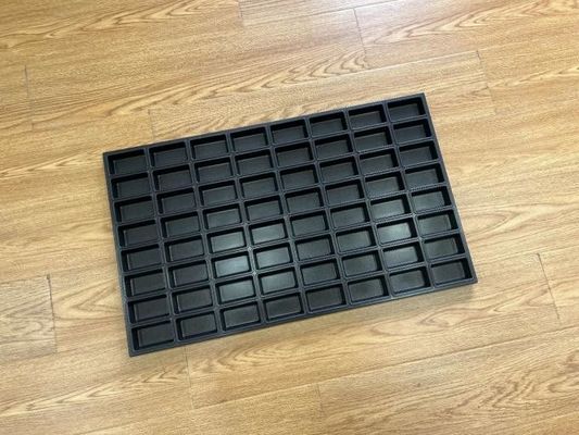 64 تجويف كبير الألومنيوم صينية الخبز NSF Jelly Bar Nonstick Snack Bar Tray