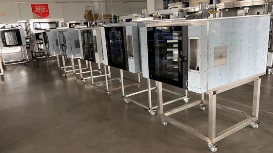 9.5kw فرن محمص حراري كرواسون دانماركي فرن دوار تجاري